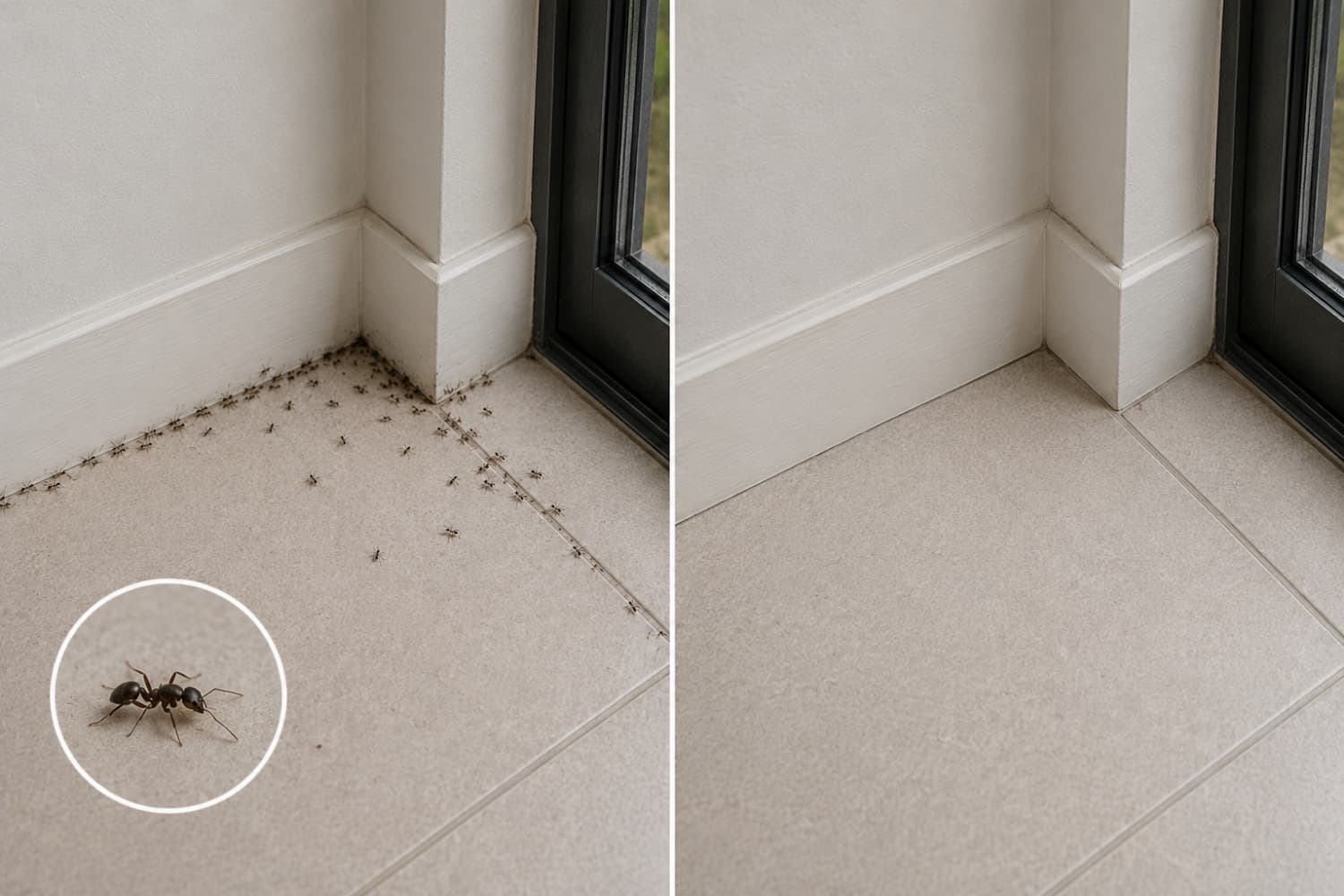 Colonie de fourmis dans une cuisine à Lyon